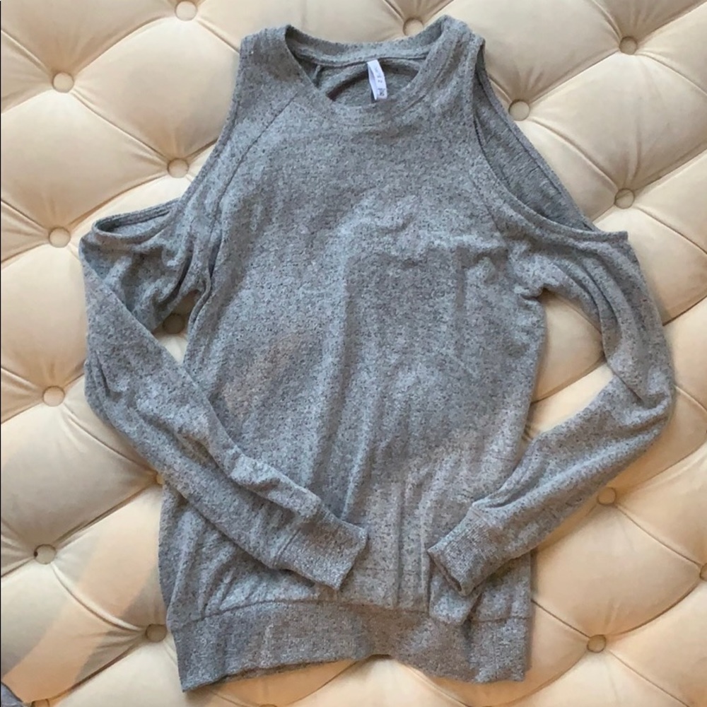 Open Shoulder Sweater